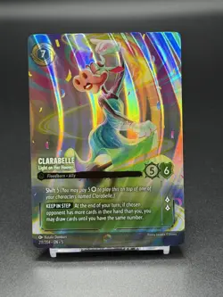Disney Lorcana Shimmering Skies ~ CLARABELLE - Light On Her Hooves ENCHANTED - Image 1