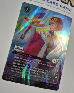 Disney Lorcana Shimmering Skies Enchanted Arthur King Victorious NM Rare - Image 4