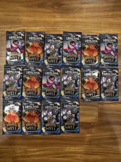 Disney Lorcana TCG Whispers In The Well English 16x New Sealed Booster Packs - Image 1