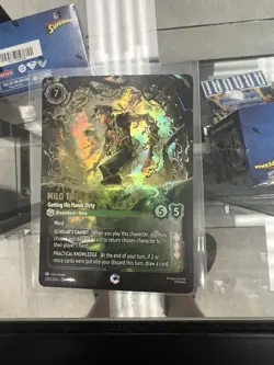 Disney Lorcana Milo Thatch Getting His Hands Dirty Wild Unknown Foil 230/204 EN - Image 3