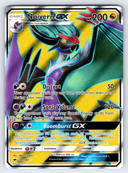 Noivern GX 141/147 2017 S&M Burning Shadows Pokemon Card Ultra Rare - Nm/Vlp - Image 1