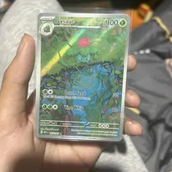 Pokemon TCG Ivysaur Scarlet & Violet 151 Card 167/165 Illustration Rare NM/M - Image 1
