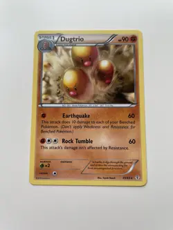 Dugtrio XY Generations 39/83 Non Holo Pokemon Card 20th Anniversary RARE - Image 2