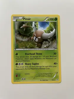 Pinsir 9/83 XY Generations Non Holo Pokemon Card TCG 20th Anniversary - Image 1
