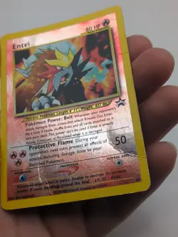 Entei 34/53 Wotc Promo Reverse Holo Pokemon Card - Ungraded - Image 2