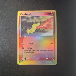Cyndaquil 59/100 EX Sandstorm 2003 Reverse Holo e-Series Pokemon Card TCG - Image 1