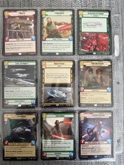Star Wars Unlimited 34 Card Rare And Legendary Lot Plus 2 Foils - Image 3