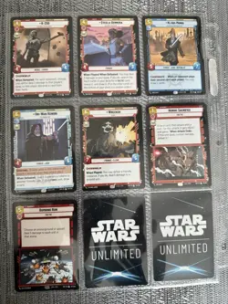 Star Wars Unlimited 34 Card Rare And Legendary Lot Plus 2 Foils - Image 4