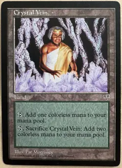 Crystal Vein X1 Mirage Mtg Magic the Gathering - Image 1