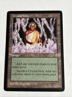 MTG Magic the Gathering Card LP - Crystal Vein Mirage - Image 1