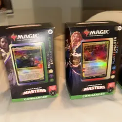 New In Box WOTC Magic The Gathering 4 Commander Masters Deck Set - 400 Cards 195166216355 - Image 1