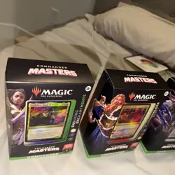 New In Box WOTC Magic The Gathering 4 Commander Masters Deck Set - 400 Cards 195166216355 - Image 3