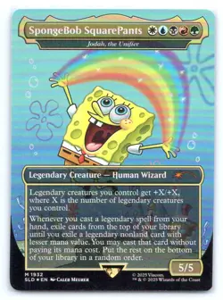 MTG SpongeBob SquarePants - Jodah, the Unifier (Rainbow Foil) Foil M Secret Lair - Image 1