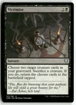 Victimize 157 Uncommon Commander Legends Magic: The Gathering Lightly Played - Image 1