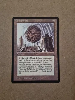 MTG Magic the Gathering Dark Sphere The Dark HP - Image 1