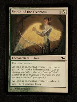 Shield of the Oversoul [Shadowmoor] - MTG Magic the Gathering - NM - Image 1