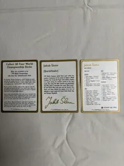 Magic The Gathering Magic World Championships Tokyo 1999 JAKUB SLEMR Deck(Open) - Image 3