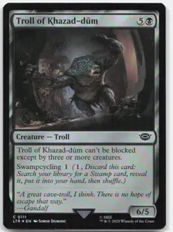 Troll of Khazad-dum *Foil* LTR 111 NM - Image 1