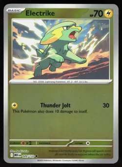 Electrike 049/132 Common Mega Evolution Pokemon Near Mint - Image 1
