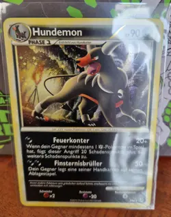 Pokemon Hundemon Prime 5/90 Deutsch Played HGSS Undaunted Holo Rare - Image 1
