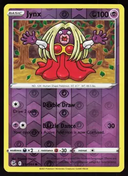 Jynx 112/264 Common Fusion Strike Pokemon Reverse Holo Lightly Played - Image 1