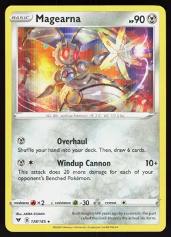 Magearna 128/185 Holo Rare Vivid Voltage Pokemon Holo Lightly Played - Image 1