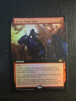 Great Train Heist (Extended Art) Outlaws of Thunder Junction Foil - Image 1