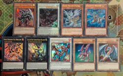10cd GFTP Dragon bundle inc. EN075 Armed Dragon LV10 & EN097 Buster Yugioh Ultra - Image 1