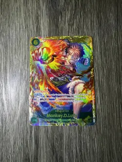Monkey D. Luffy OP13-118 SEC Secret Rare Carrying On His Will One Piece TCG NM - Image 1