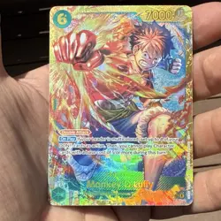 Monkey.D.Luffy One Piece OP13-118 Secret Rare Carrying on His Will Foil 7000 - Image 1