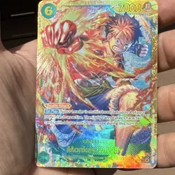 Monkey.D.Luffy One Piece OP13-118 Secret Rare Carrying on His Will Foil 7000 - Image 2