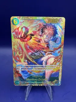 ONE PIECE TCG OP-13-118 SEC MONKEY D. LUFFY SECRET RARE MINT NM - Image 1