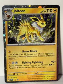 Jolteon Cosmos Holo 169 SV: Scarlet & Violet Promo Cards NM Pokemon Fast Ship - Image 1