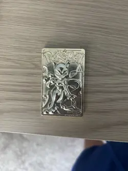 Pokemon Mewtwo Trading Card 23K Gold-Plated #150 Burger King 1999 Auction #2 - Image 1
