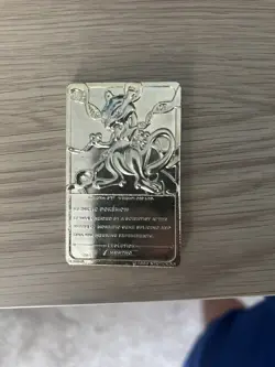 Pokemon Mewtwo Trading Card 23K Gold-Plated #150 Burger King 1999 Auction #2 - Image 2
