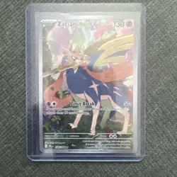 Zacian 100/094 - Illustration Rare - Phantasmal Flames Pokemon Card MINT - Image 1
