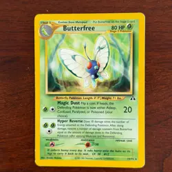 Butterfree 19/75 Non Holo Rare Neo Discovery Pokemon Card - Image 1