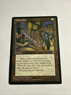 MTG Didgeridoo x1- -Homelands-Lightly Played - Image 1