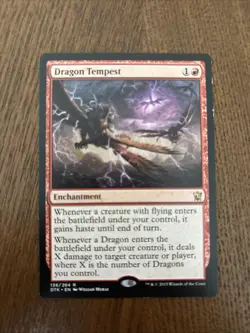 Dragon Tempest - Dragons of Tarkir: #136, Magic: The Gathering Lp R234 - Image 1