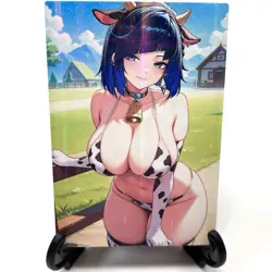Genshin Impact Yelan Sexy Anime Waifu Girl Doujin Lewd Goddess Story Art Card - Image 2