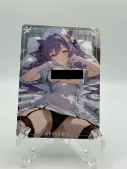 Keqing SSR-18 Nurse Illustration Reluctant Card Set Genshin Impact - Image 1