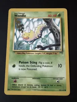 Weedle Pokemon Common Card Legendary Collection 99/110 - 2002 - Image 1
