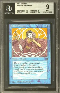 Magic MTG Legends Field of Dreams BGS 9 (9.5, 9, 8.5, 9.5) NEAR MINT NM - Image 1