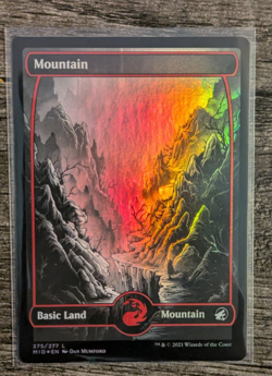 MTG: Mountain (275)(Innistrad: Midnight Hunt) FULL ART FOIL - Image 1