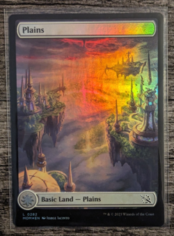 MTG: Plains (0282)(March of the Machine) FULL ART FOIL - Image 1