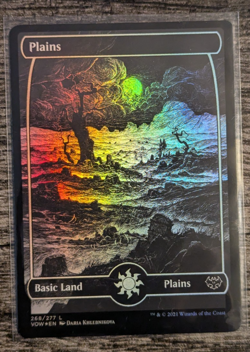 MTG: Plains (268)(Innistrad: Crimson Vow) FULL ART FOIL - Image 1