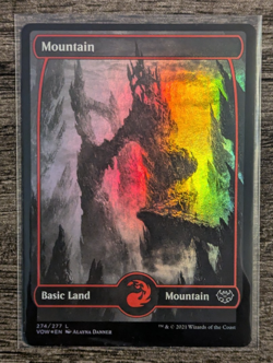 MTG: Mountain (274)(Innistrad: Crimson Vow) FULL ART FOIL - Image 1