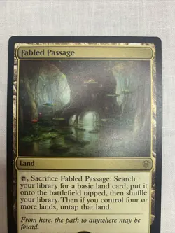 MTG Fabled Passage 244 Thrones Of Eldraine ELD Rare Regular Land - Image 3