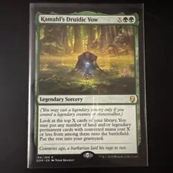 Kamahl's Druidic Vow NM/M* Dominaria ENGLISH 166/269 mtg -UnltdCards - Image 1