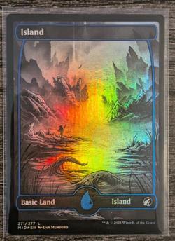 MTG: Island (271)(Innistrad: Midnight Hunt) FULL ART FOIL - Image 1